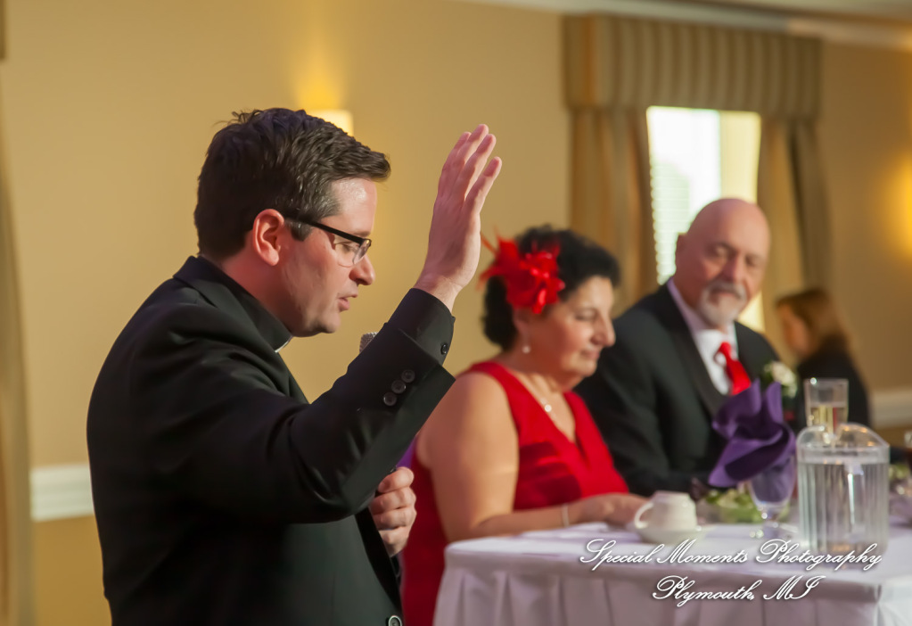 Mary Ann & Tony at Hellenic Cultural Center MI wedding photography