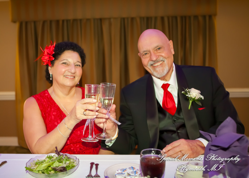 Mary Ann & Tony at Hellenic Cultural Center MI wedding photography