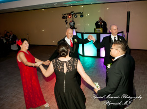 Mary Ann & Tony at Hellenic Cultural Center MI wedding photography