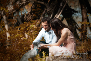 Arielle & Dave at Bandemre Park Ann Arbor MI engagement photography