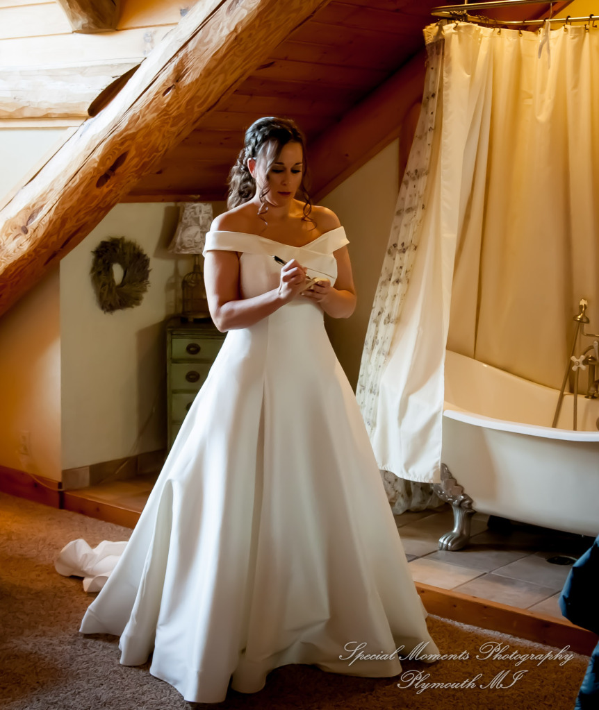 Rachel & Lamar at Sunset Cove Bed & Breakfast Pinkney MI wedding photography