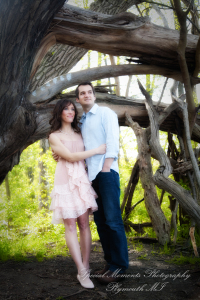 Arielle & Dave at Bandemre Park Ann Arbor MI engagement photography