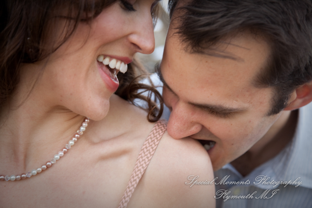 Arielle & Dave at Bandemre Park Ann Arbor MI engagement photography
