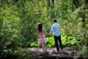 Arielle & Dave at Bandemre Park Ann Arbor MI engagement photography