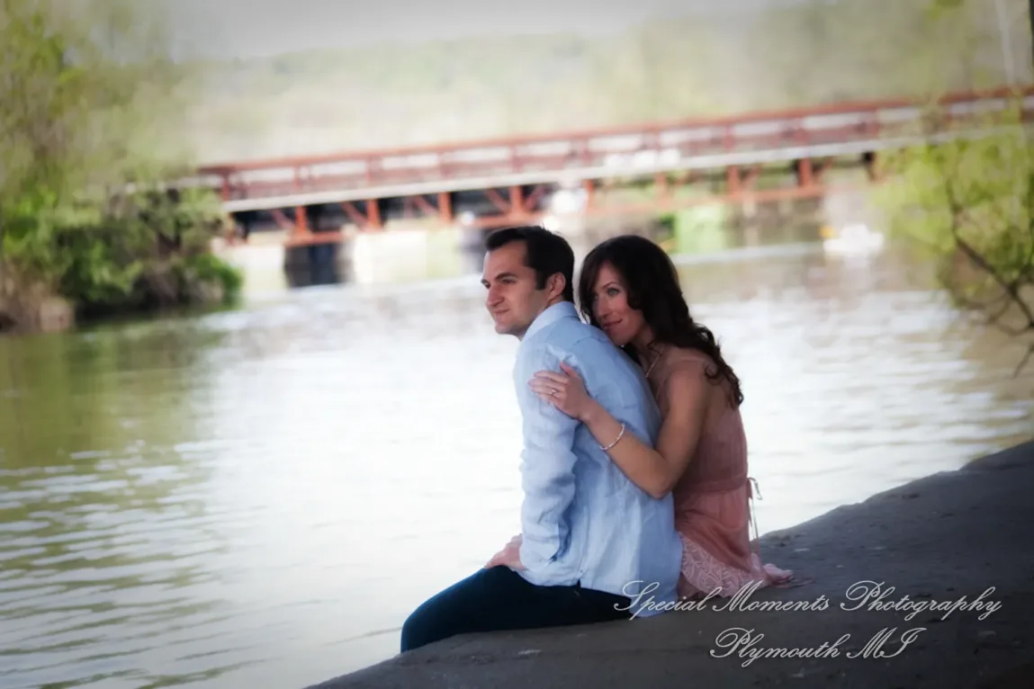 Bandemre Park Ann Arbor MI engagement photograph