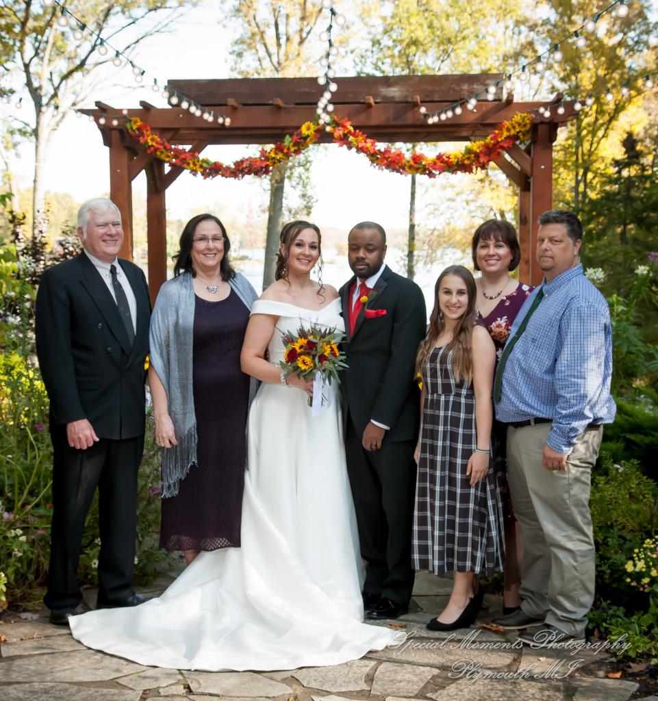Rachel & Lamar at Sunset Cove Bed & Breakfast Pinkney MI wedding photography