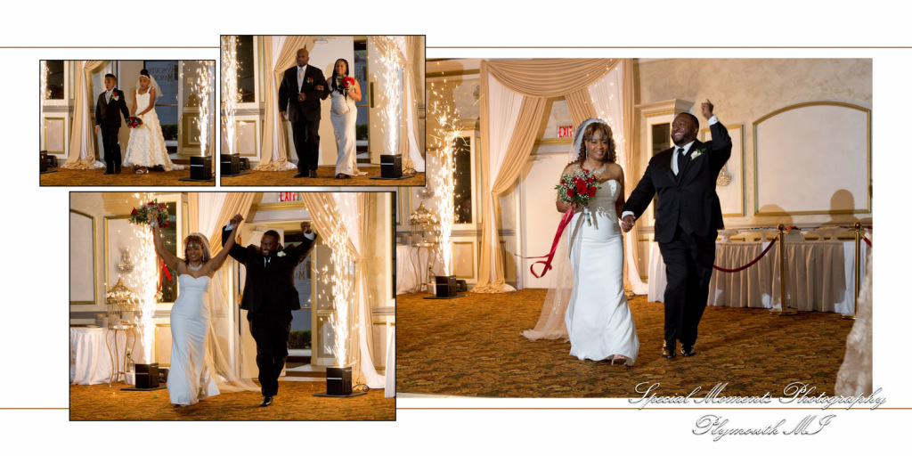 Kevin & JoAnn at Plymouth Manor Banquet Hall Plymouth MI wedding album photography
