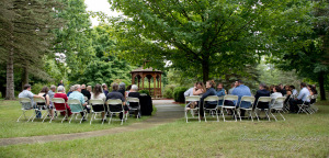 Melissa & Jeremy at Tri-county Sportsmen's League Saline MI wedding photography