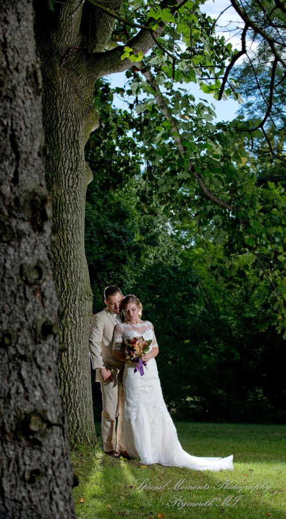 Melissa & Jeremy at Tri-county Sportsmen's League Saline MI wedding photography