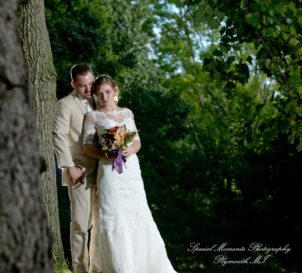 Melissa & Jeremy at Tri-county Sportsmen's League Saline MI wedding photography
