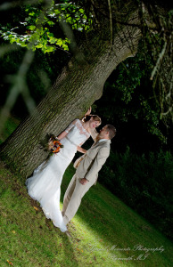 Melissa & Jeremy at Tri-county Sportsmen's League Saline MI wedding photography