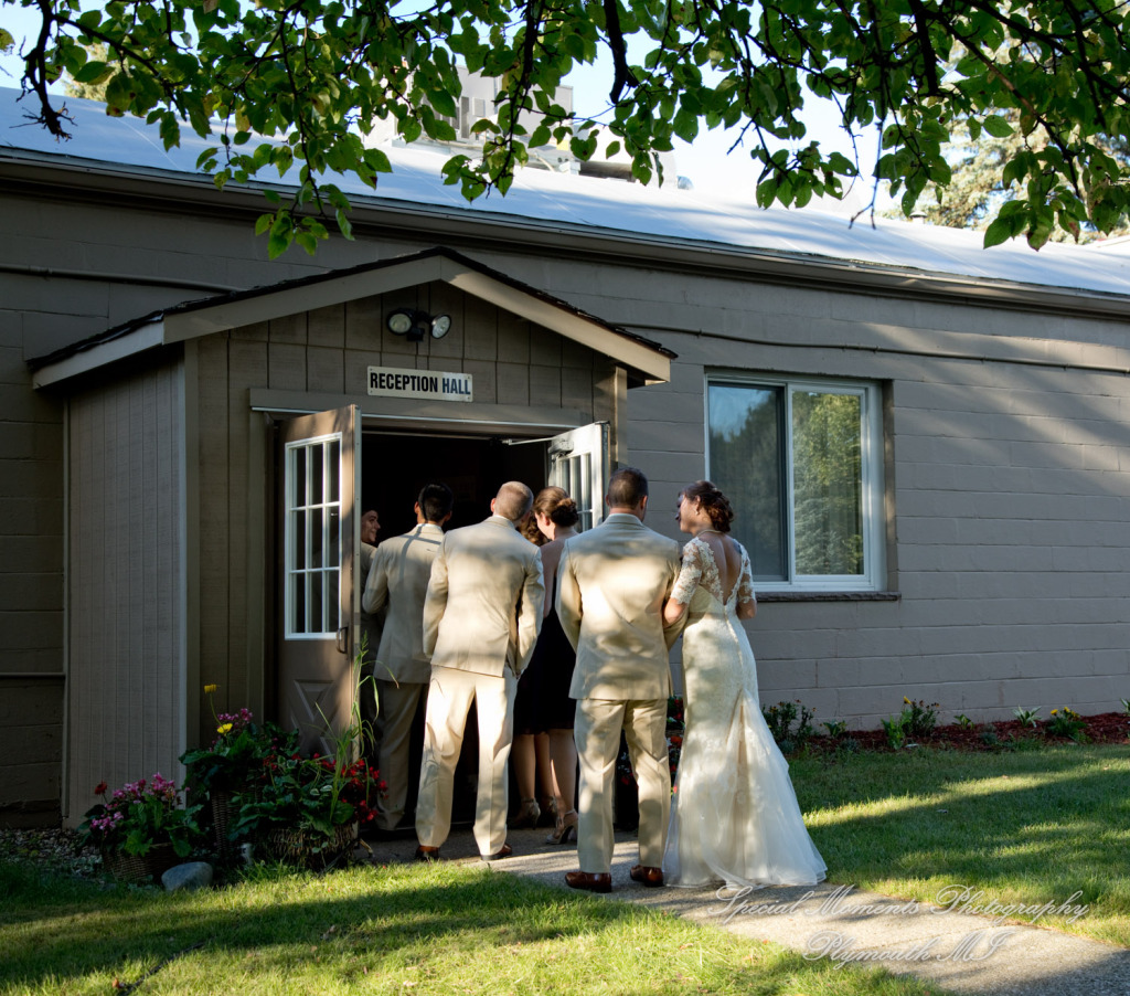 Melissa & Jeremy at Tri-county Sportsmen's League Saline MI wedding photography