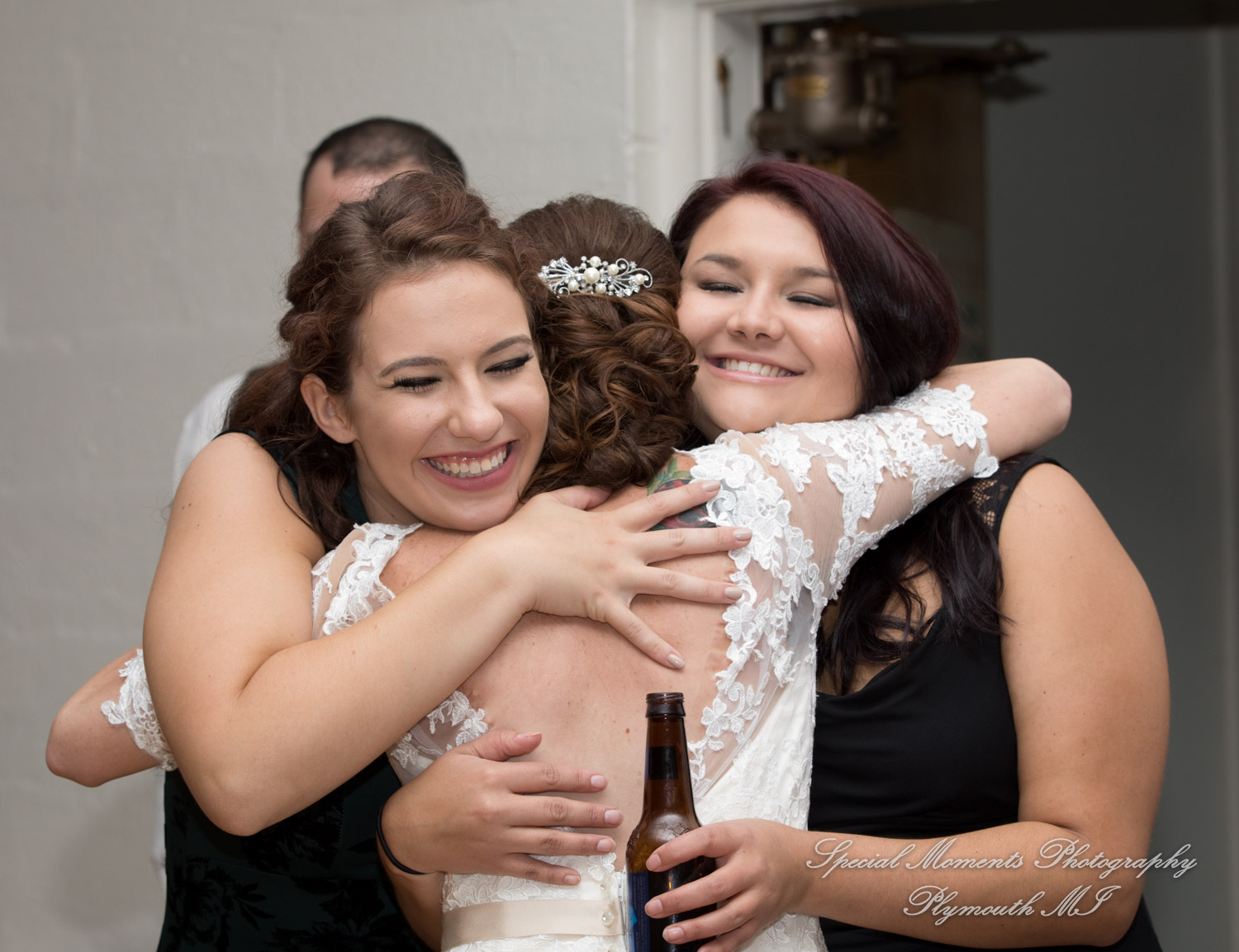 Melissa & Jeremy at Tri-county Sportsmen's League Saline MI wedding photography