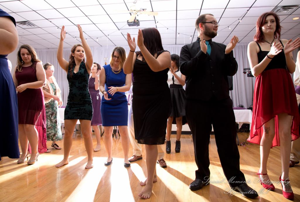 Melissa & Jeremy at Tri-county Sportsmen's League Saline MI wedding photography