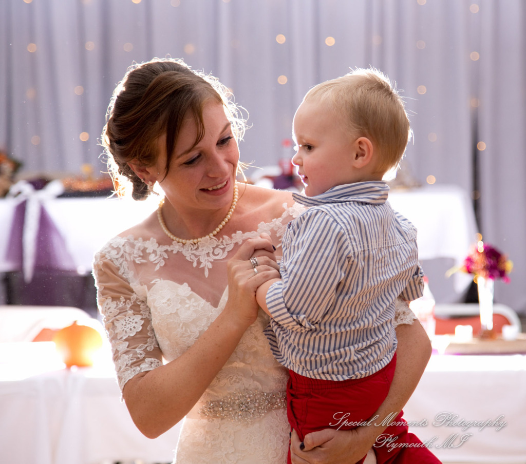 Melissa & Jeremy at Tri-county Sportsmen's League Saline MI wedding photography