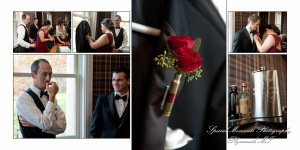 Fine Art Classic Design Valerie & Tanner at Polo Fields Ann Arbor MI wedding album photography