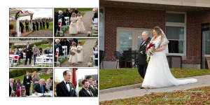 Fine Art Classic Design Valerie & Tanner at Polo Fields Ann Arbor MI wedding album photography