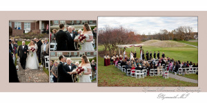 Fine Art Classic Design Valerie & Tanner at Polo Fields Ann Arbor MI wedding album photography