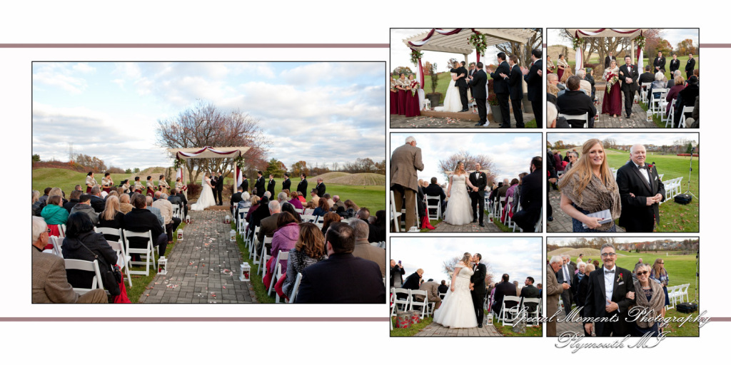 Fine Art Classic Design Valerie & Tanner at Polo Fields Ann Arbor MI wedding album photography