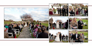 Fine Art Classic Design Valerie & Tanner at Polo Fields Ann Arbor MI wedding album photography