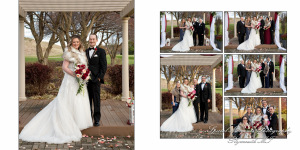 Fine Art Classic Design Valerie & Tanner at Polo Fields Ann Arbor MI wedding album photography