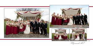 Fine Art Classic Design Valerie & Tanner at Polo Fields Ann Arbor MI wedding album photography