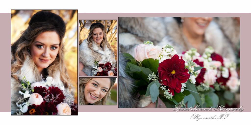 Fine Art Classic Design Valerie & Tanner at Polo Fields Ann Arbor MI wedding album photography