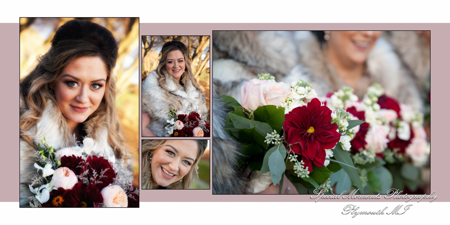 Fine Art Classic Design Valerie & Tanner at Polo Fields Ann Arbor MI wedding album photography