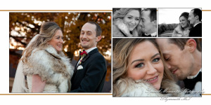 Fine Art Classic Design Valerie & Tanner at Polo Fields Ann Arbor MI wedding album photography