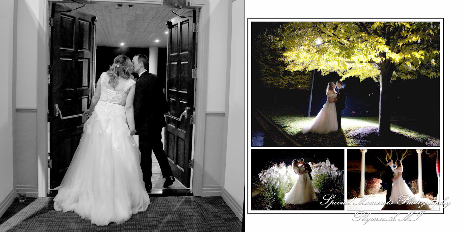 Fine Art Classic Design Valerie & Tanner at Polo Fields Ann Arbor MI wedding album photography