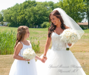 Gabrielle & Justin at Lakeside Missionary Baptist Church Newport MI wedding photography