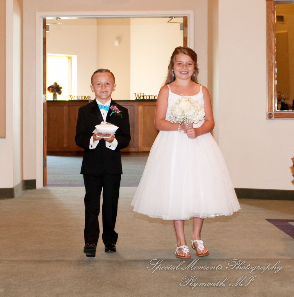 Gabrielle & Justin at Lakeside Missionary Baptist Church Newport MI wedding photography