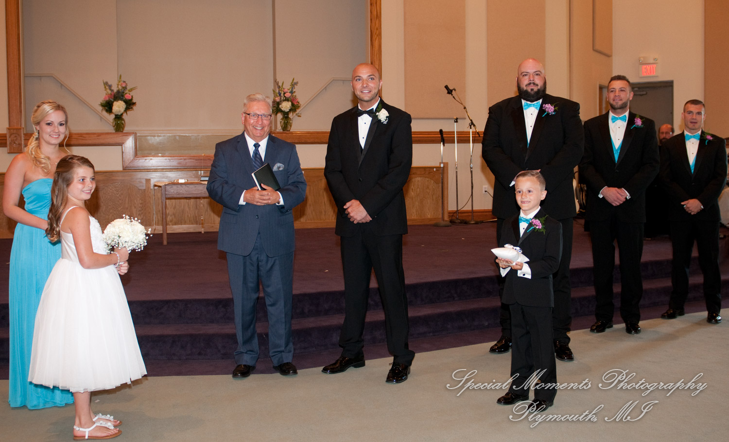 Gabrielle & Justin at Lakeside Missionary Baptist Church Newport MI wedding photography