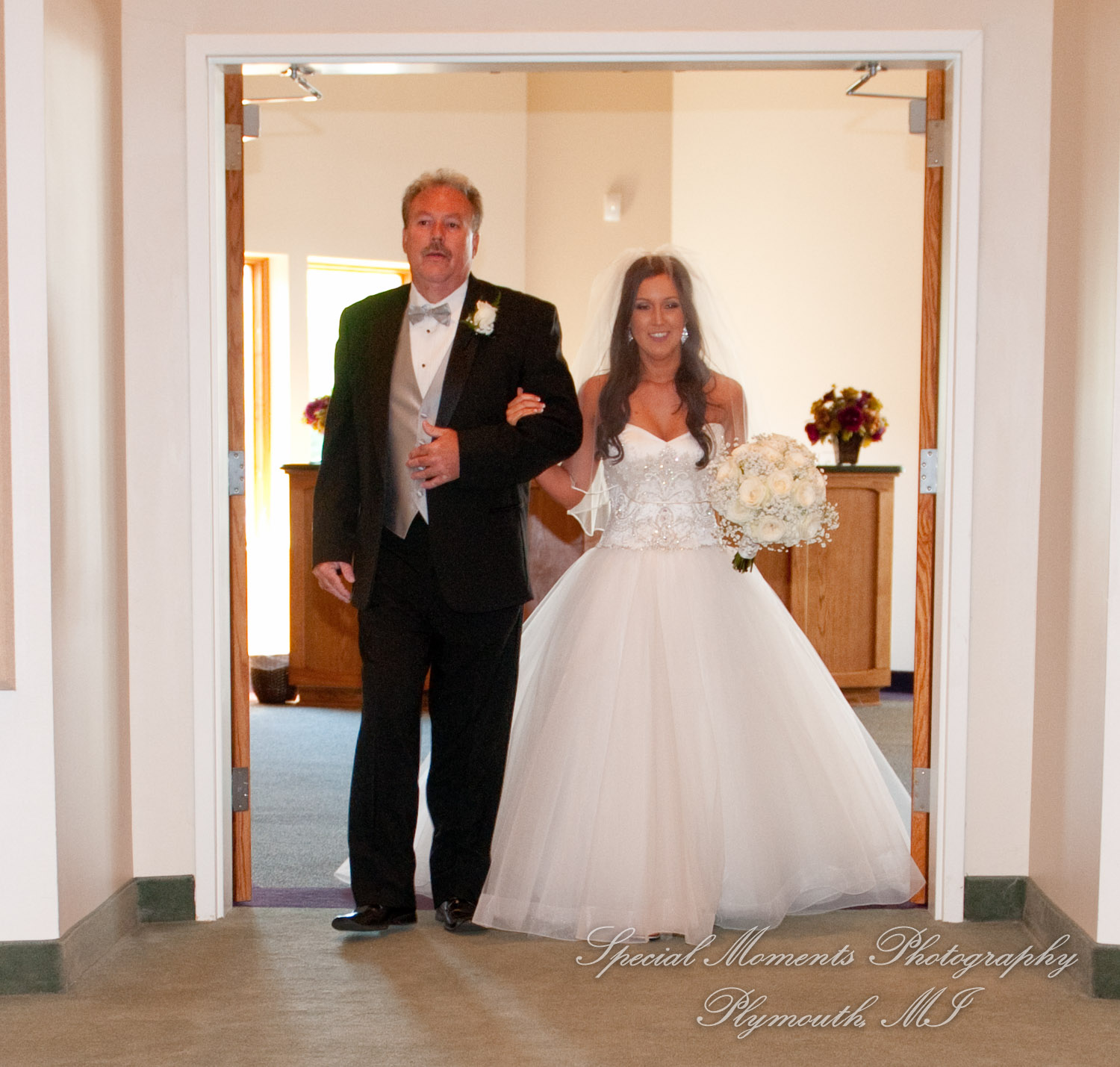 Gabrielle & Justin at Lakeside Missionary Baptist Church Newport MI wedding photography