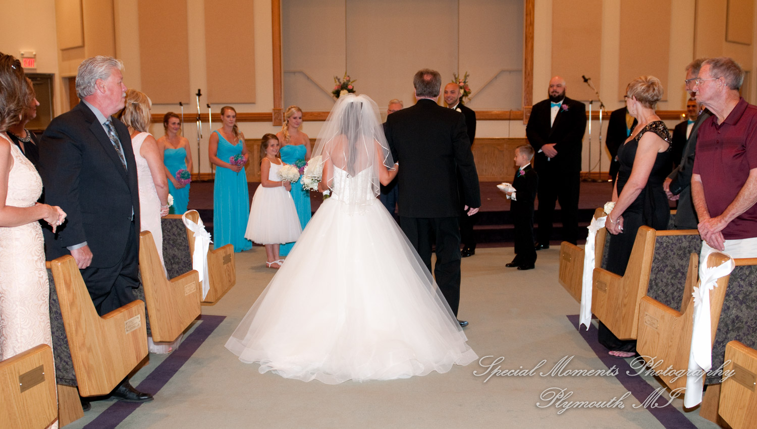 Gabrielle & Justin at Lakeside Missionary Baptist Church Newport MI wedding photography