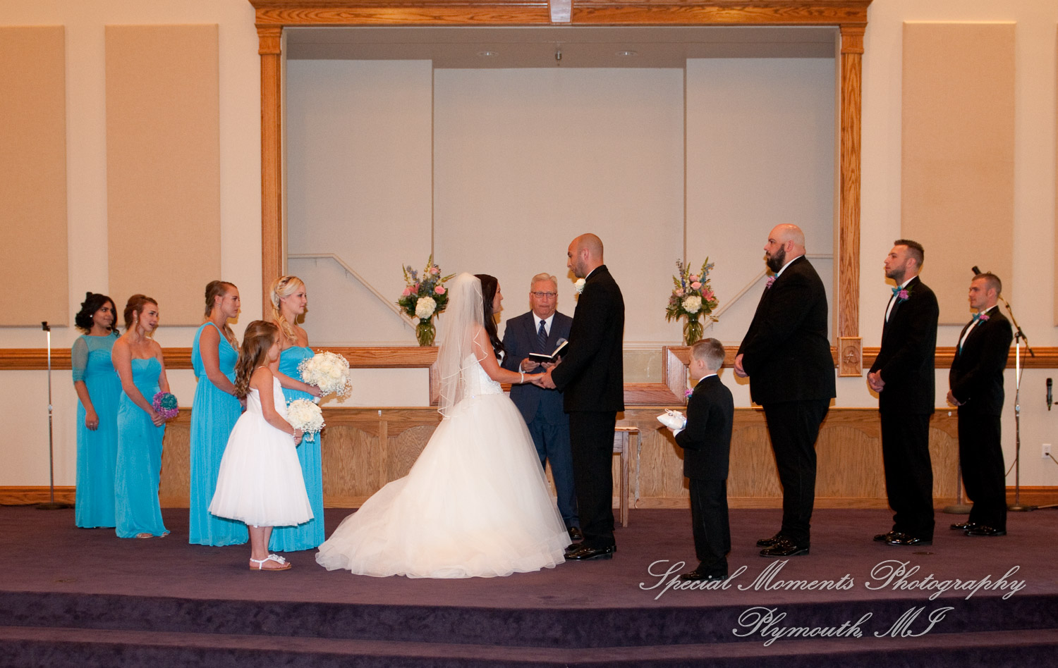 Gabrielle & Justin at Lakeside Missionary Baptist Church Newport MI wedding photography
