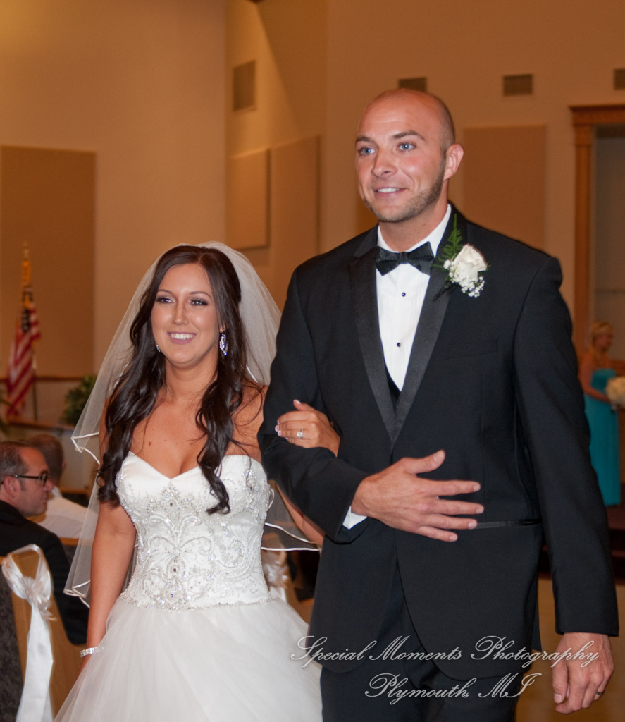 Gabrielle & Justin at Lakeside Missionary Baptist Church Newport MI wedding photography