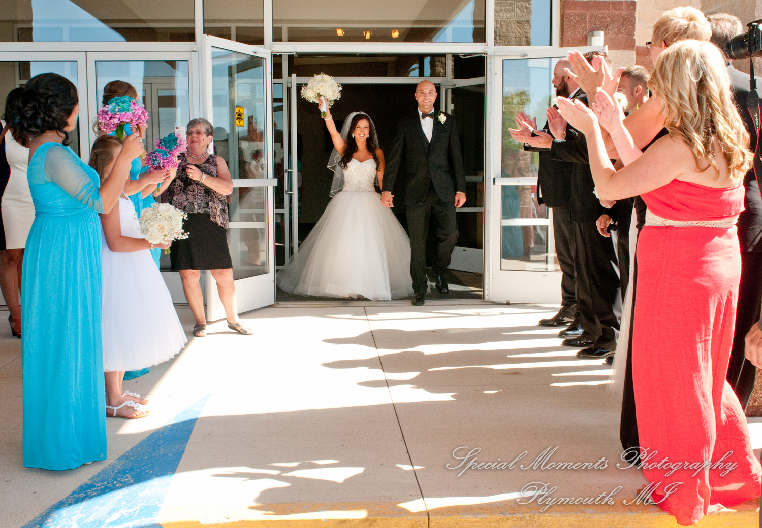 Gabrielle & Justin at Lakeside Missionary Baptist Church Newport MI wedding photography