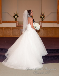 Gabrielle & Justin at Lakeside Missionary Baptist Church Newport MI wedding photography