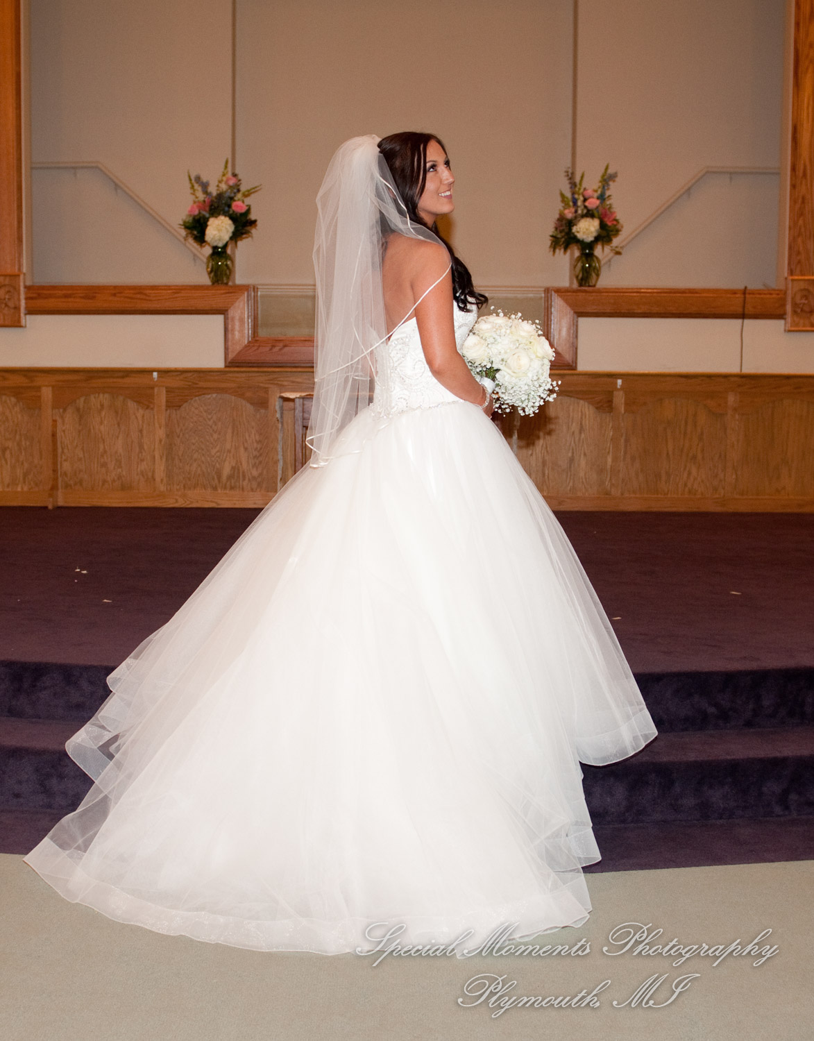 Gabrielle & Justin at Lakeside Missionary Baptist Church Newport MI wedding photography