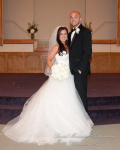 Gabrielle & Justin at Lakeside Missionary Baptist Church Newport MI wedding photography