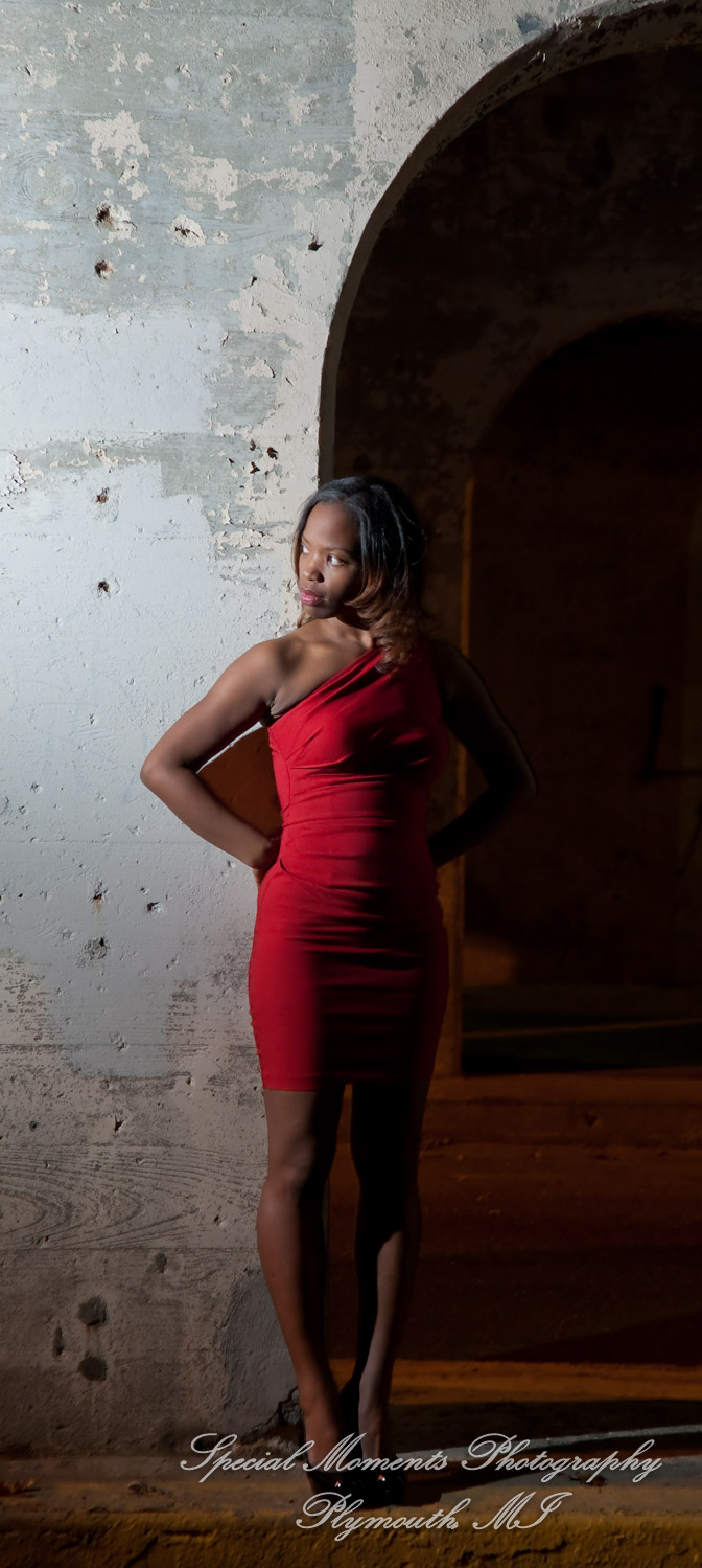 Tene at Park Royal Oak MI commercial head shots photography, warm up for Athens Shoot.