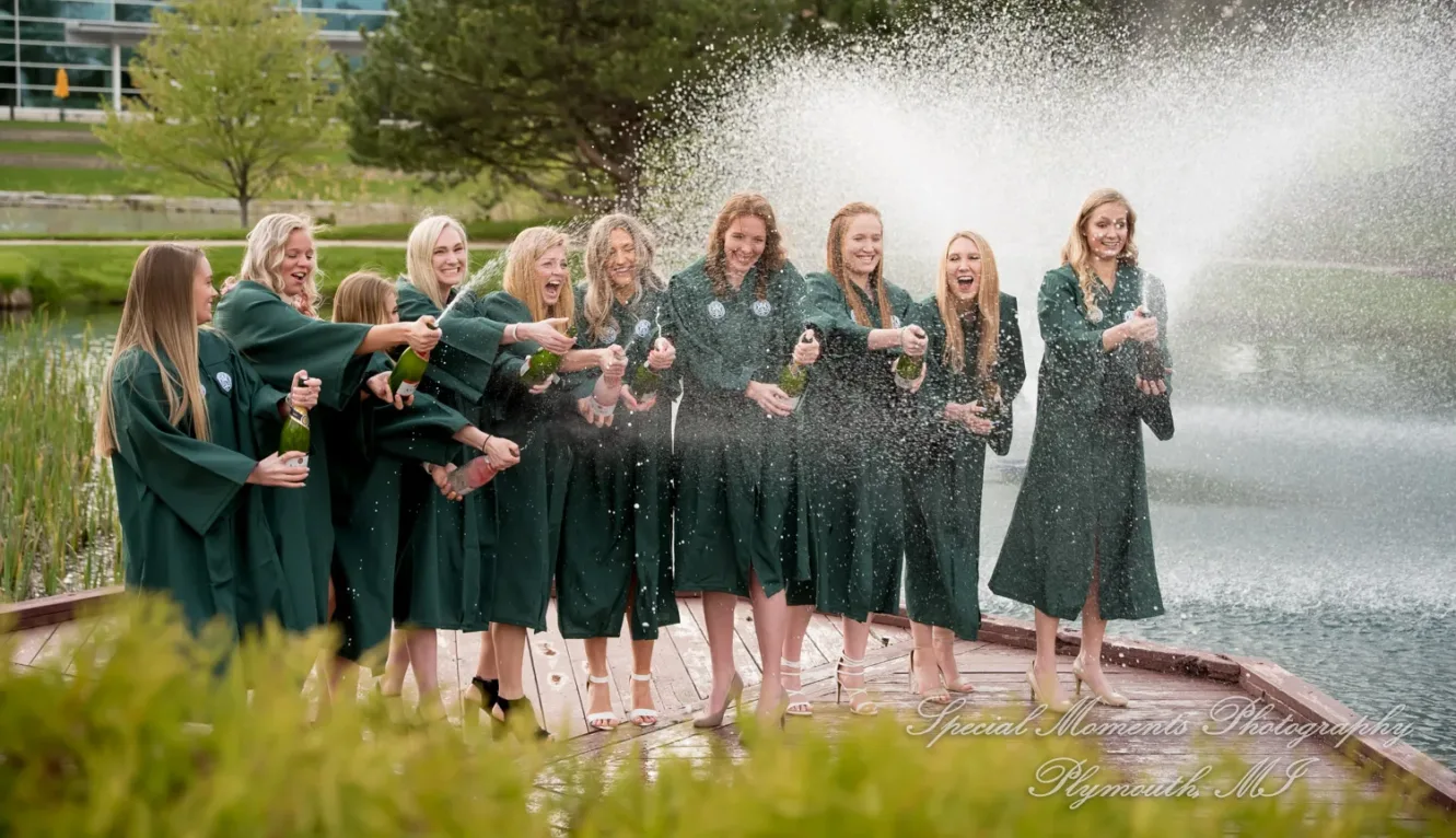 Eastern Michigan University graduation photograph