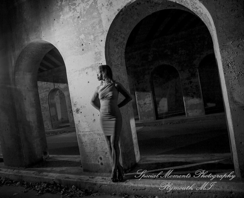 Tene at Park Royal Oak MI commercial head shots photography, warm up for Athens Shoot.