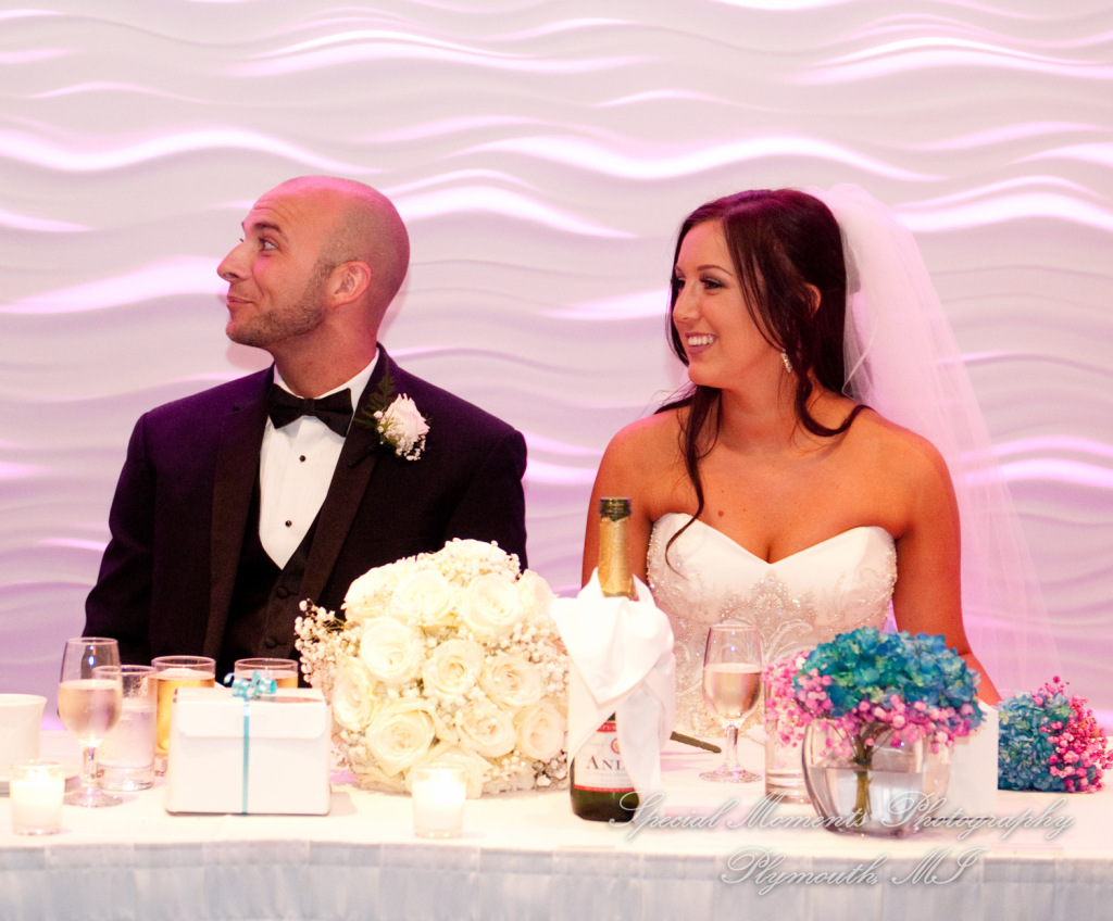 Gabrielle & Justin at Arnaldo's Banquet Center Riverview MI wedding photography