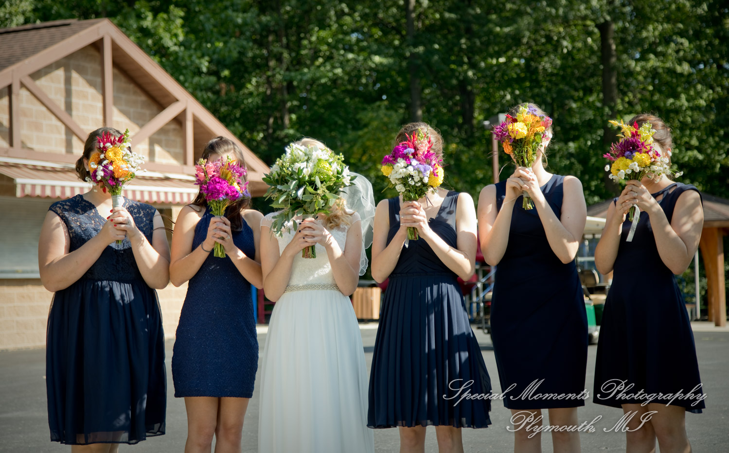 Hannah & Cameron at Grecian Center Southgate MI wedding photography