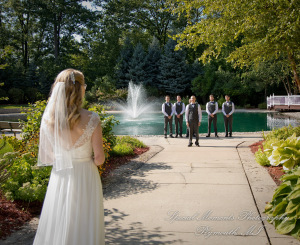 Hannah & Cameron at Grecian Center Southgate MI wedding photography