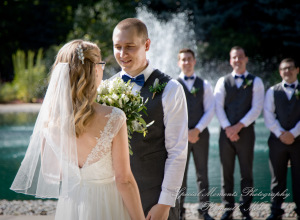 Hannah & Cameron at Grecian Center Southgate MI wedding photography