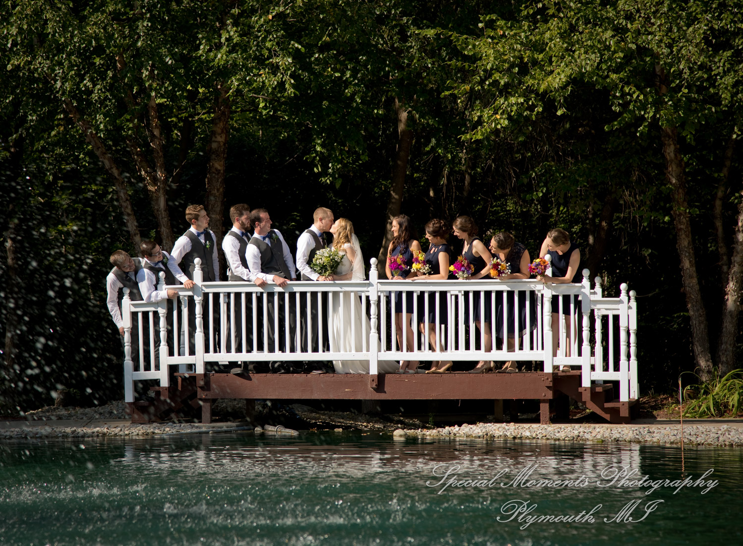 Hannah & Cameron at Grecian Center Southgate MI wedding photography