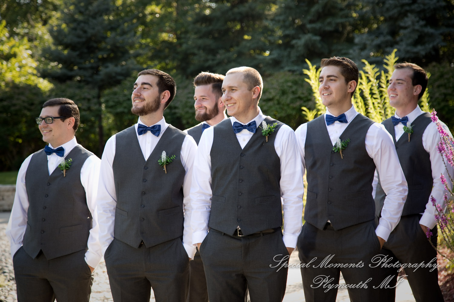 Hannah & Cameron at Grecian Center Southgate MI wedding photography